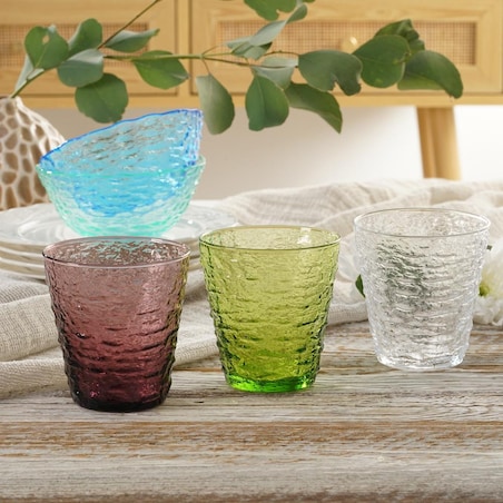 VILLA ITALIA Szklanka fioletowa 270 ml SELENA