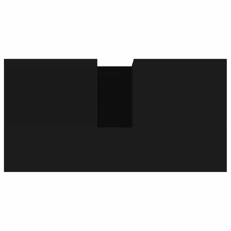 vidaXL Szafka łazienkowa, czarna, 65x33x60 cm, materiał drewnopochodny