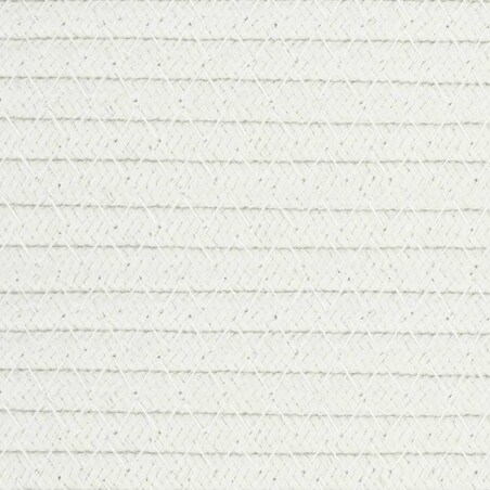 vidaXL Kosz na pranie, brązowo-biały, Ø55x36 cm, bawełna