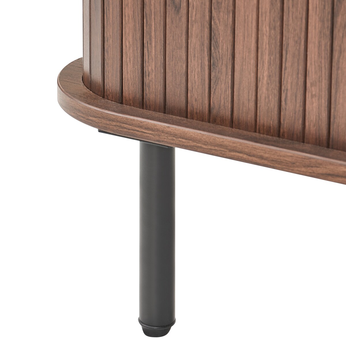 Regał 4 półki BRADLEY 180 cm Ciemnobrązowy