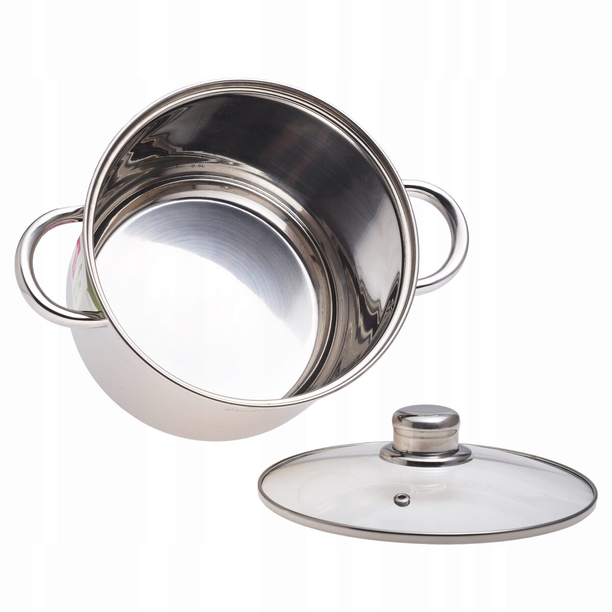 Garnek gastronomiczny wysoki stalowy 4.5L duży gastro KAMILLE
