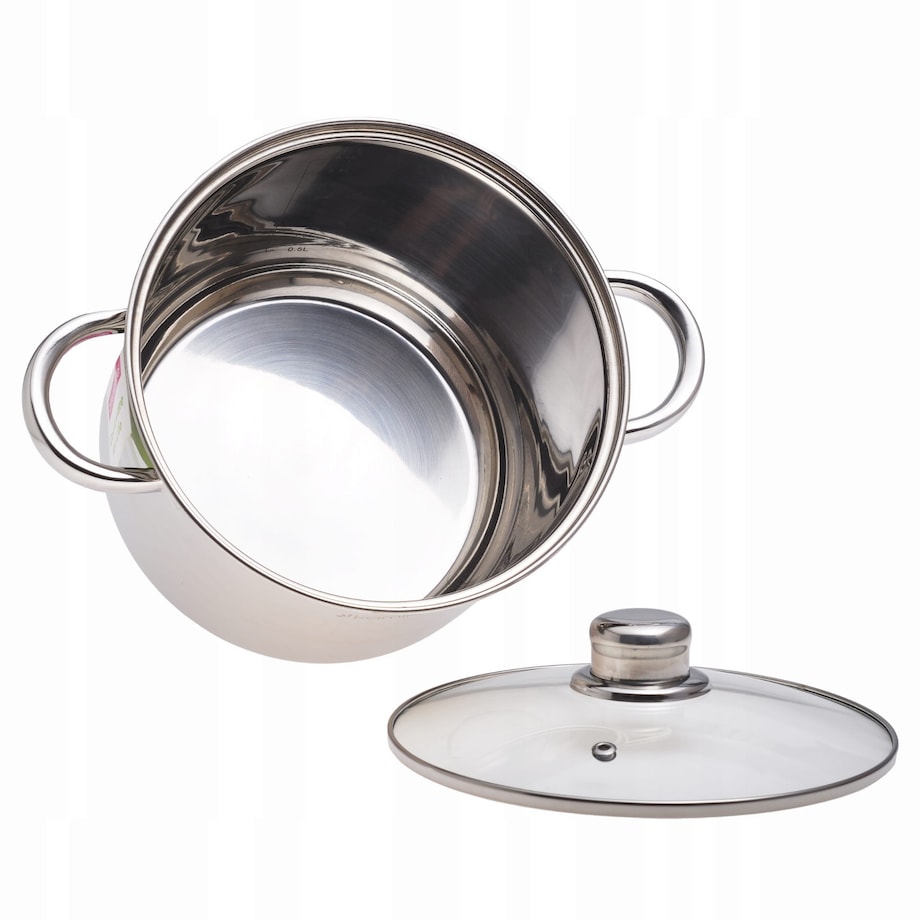 Garnek gastronomiczny wysoki stalowy 4.5L duży gastro KAMILLE