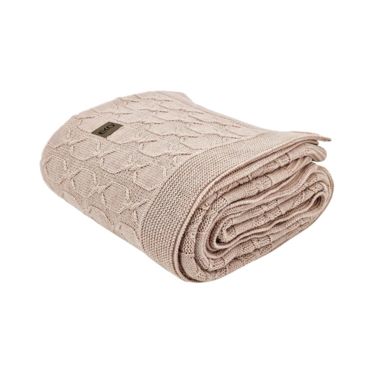 Koc z wełną z Alpaki 150x200 cm - MODENA PUDROWY RÓŻ