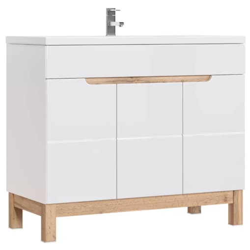 Szafka pod umywalkę BALI 825 100 cm biała