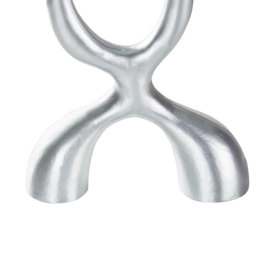 Świecznik FAMOES Metal 41 cm Srebrny