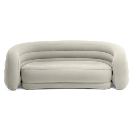 Sofa dmuchana welurowa Intex 66571 łóżko materac 229x109x81 cm model 2026