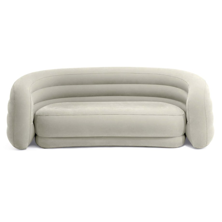 Sofa dmuchana welurowa Intex 66571 łóżko materac 229x109x81 cm model 2026