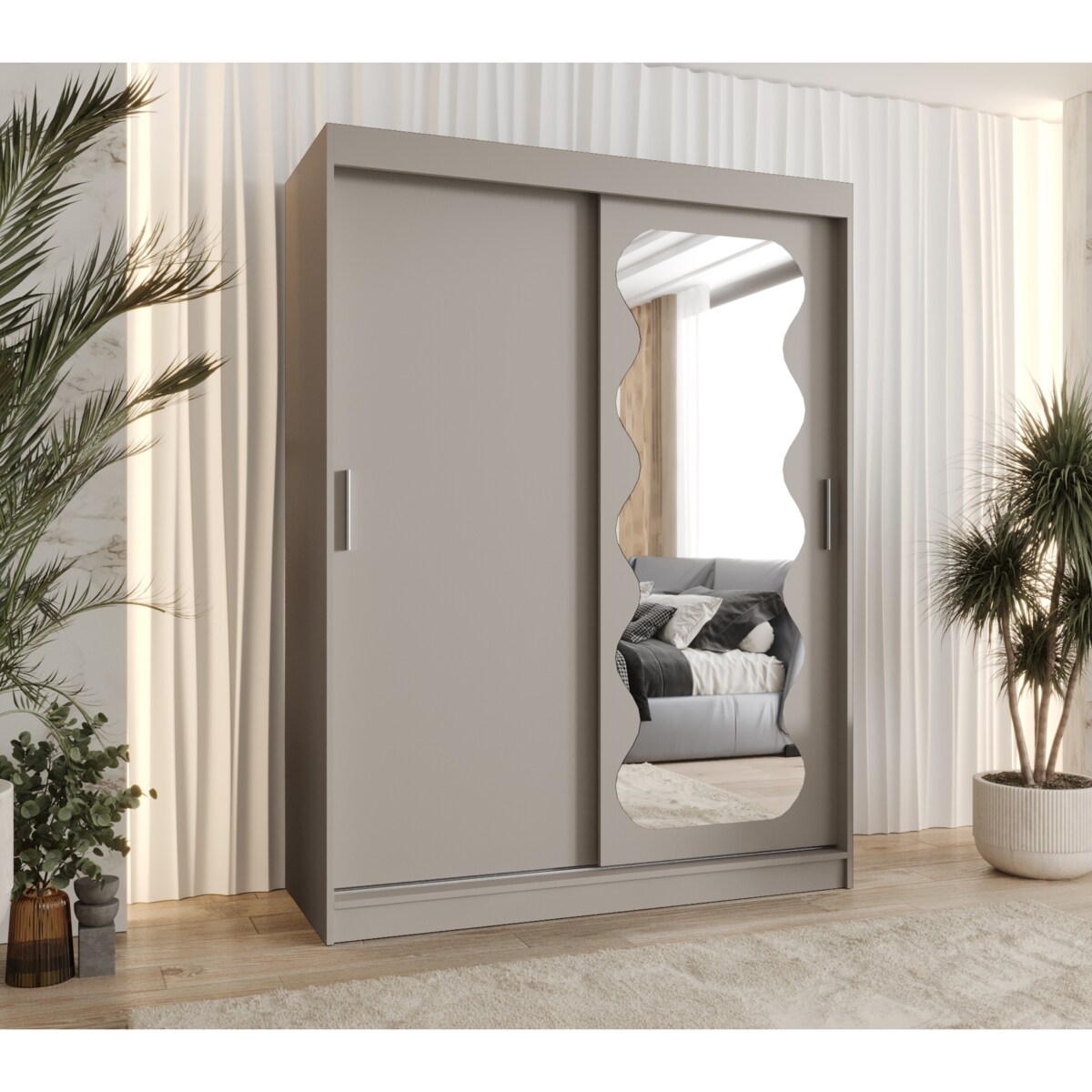 Szafa przesuwna SPOTI 150 kaszmir