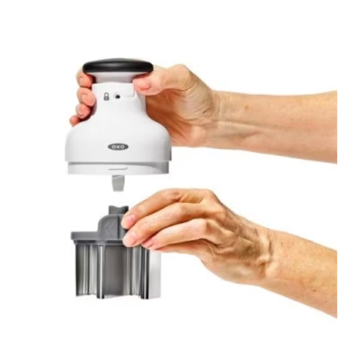 Rozdrabniacz do warzyw biały Good Grips, 13.9 x 18.4 cm, Oxo