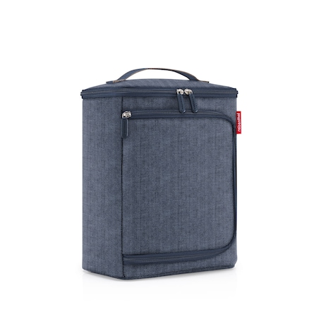 Torba COOLERBOX, herringbone dark blue