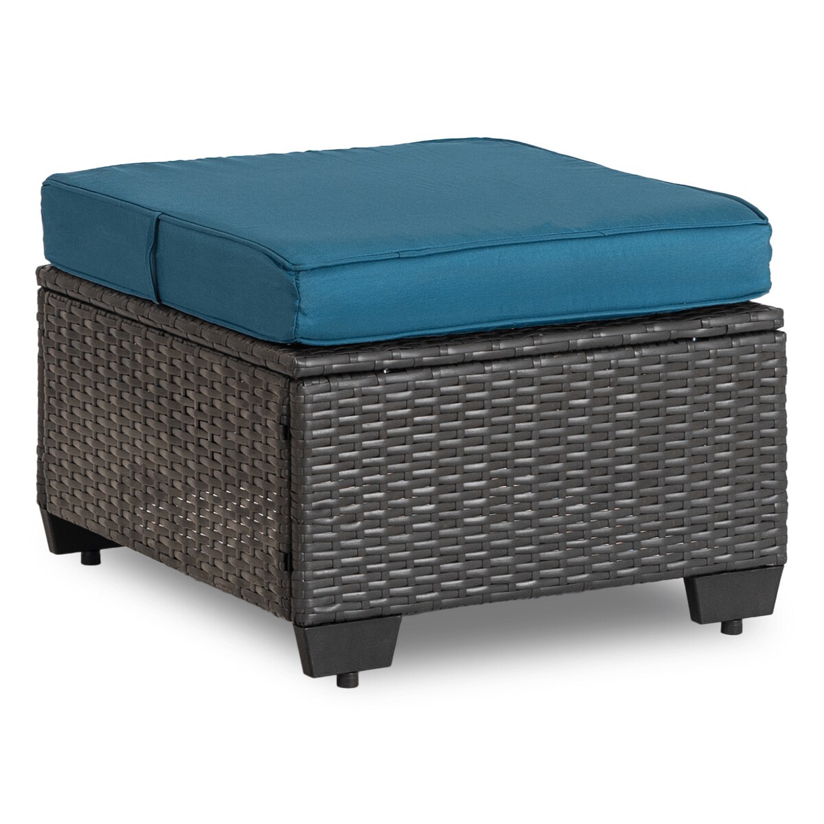 Zestaw Mebli Ogrodowych Technorattan Na Taras Ogród Niebieski Szary OLYMPIA