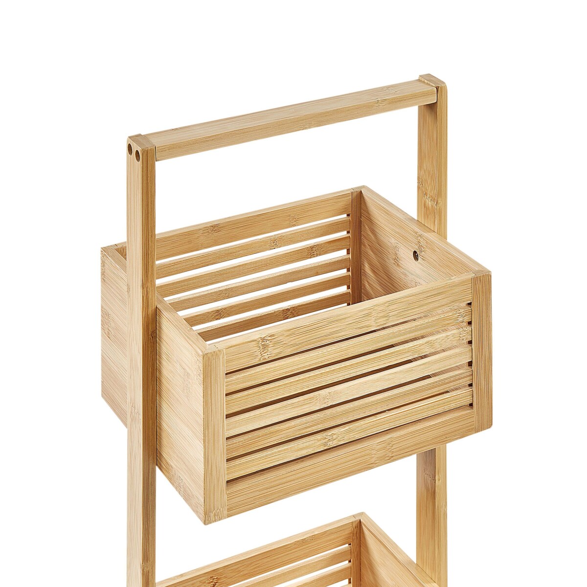 Regał łazienkowy bambusowy jasne drewno WAVERLY