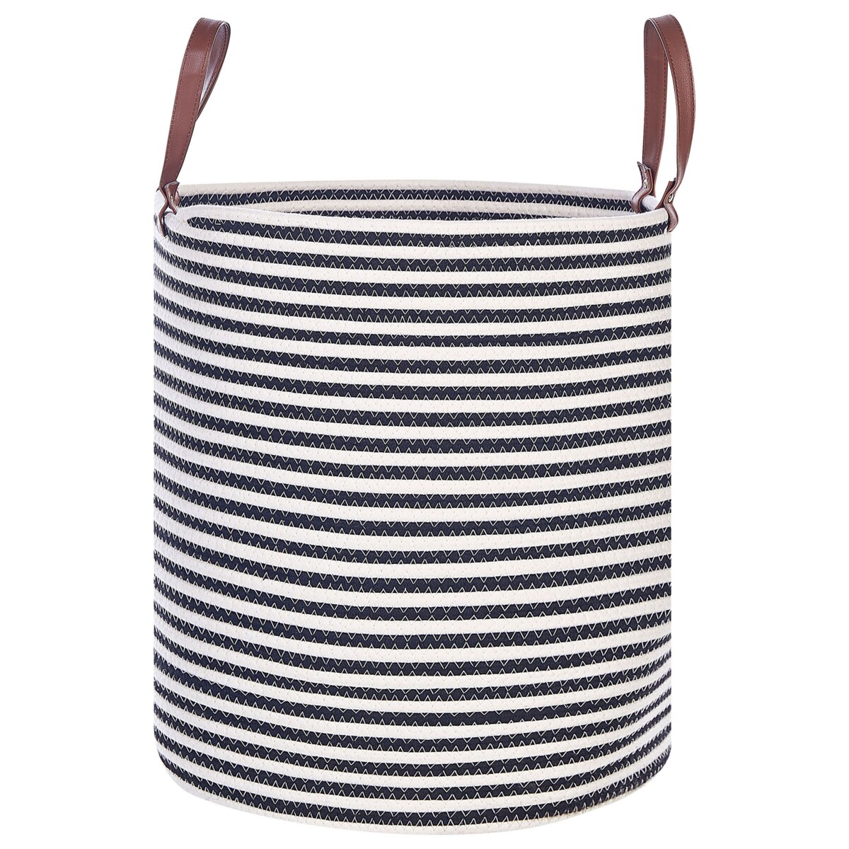 Kosz bawełniany biało-czarny ICHKA