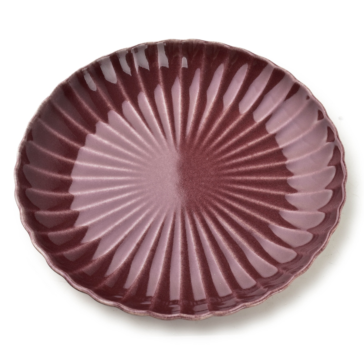 Talerz obiadowy EVIE BURGUNDY