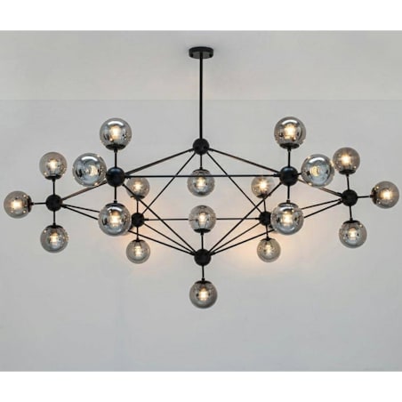 Wisząca lampa Astrifero MSE010100218 molekuły czarna