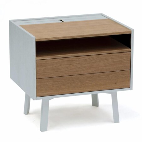 Szafka nocna HEKTOR-jasny szary