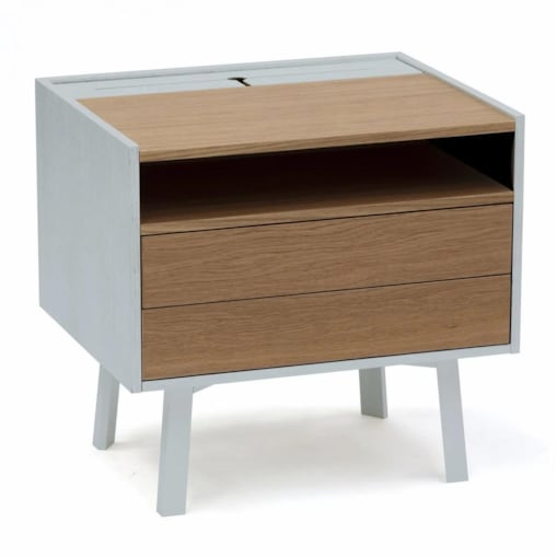 Szafka nocna HEKTOR-jasny szary