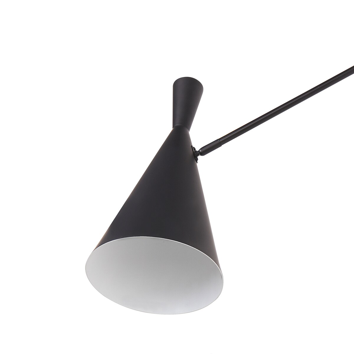 Lampa ścienna MARISA Czarny Metal Regulowana