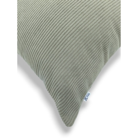 Szałwiowa sztruksowa poduszka dekoracyjna 50x50 Iga szara zieleń