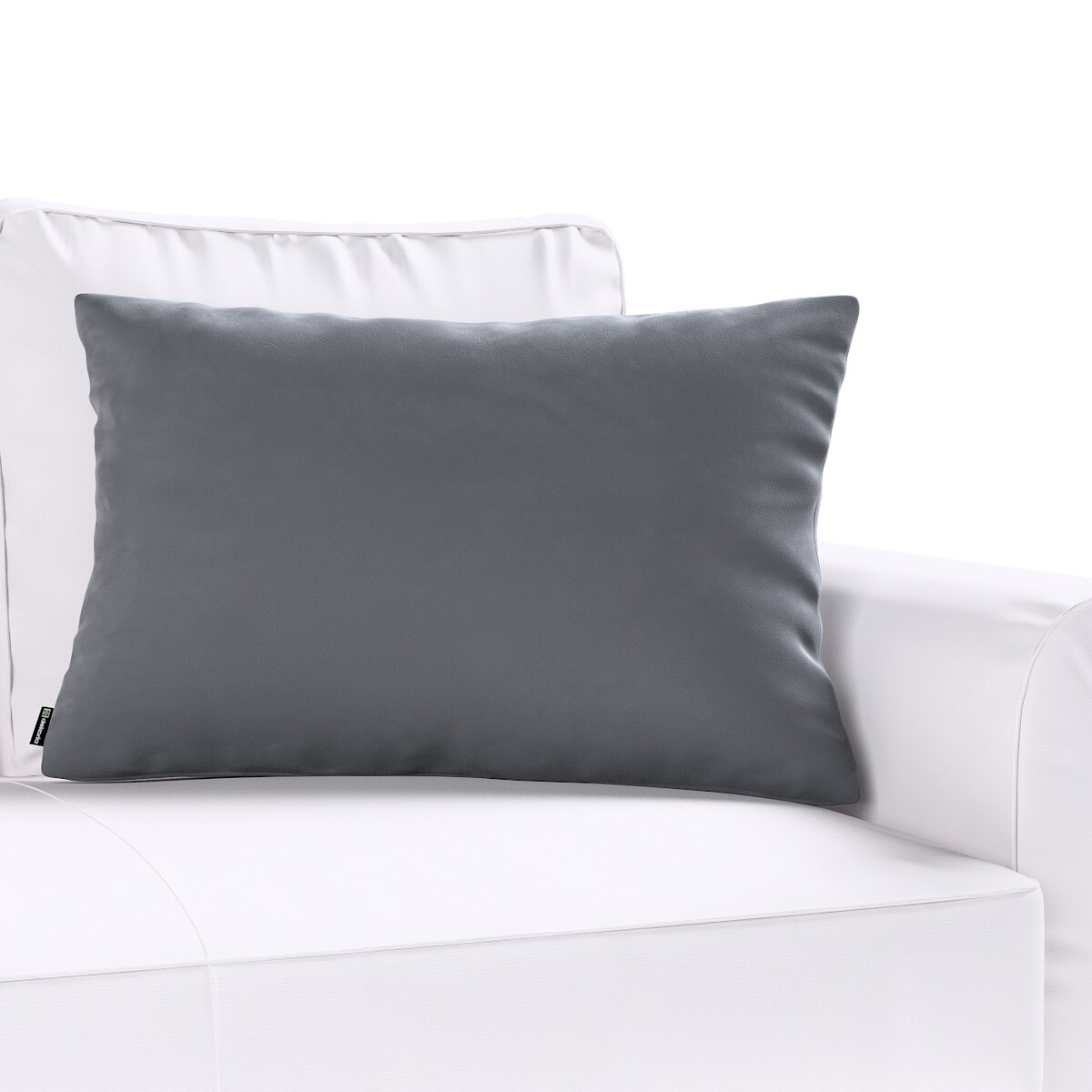 Poszewka Kinga na poduszkę prostokątną 60x40 grafitowy szary