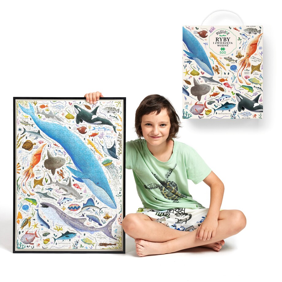 Puzzlove CzuCzu Ryby i Zwierzęta wodne 500 el.