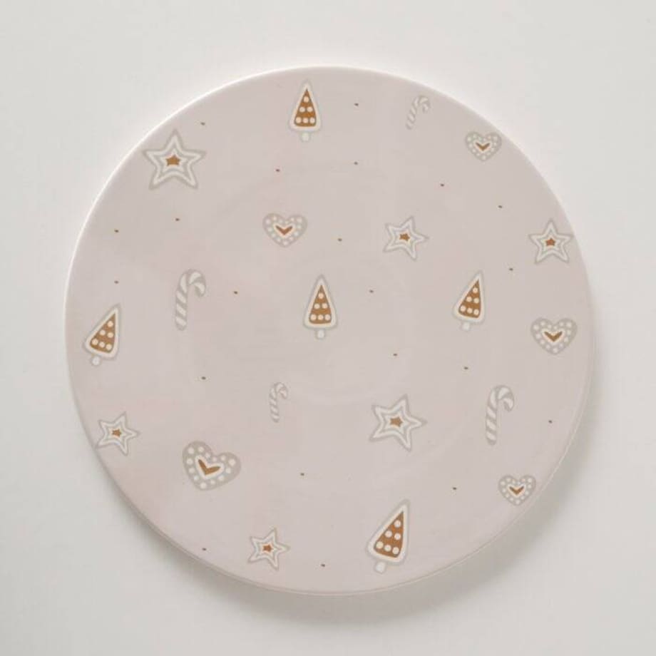 Płaska patera ceramiczna BAKERY, Ø30 cm