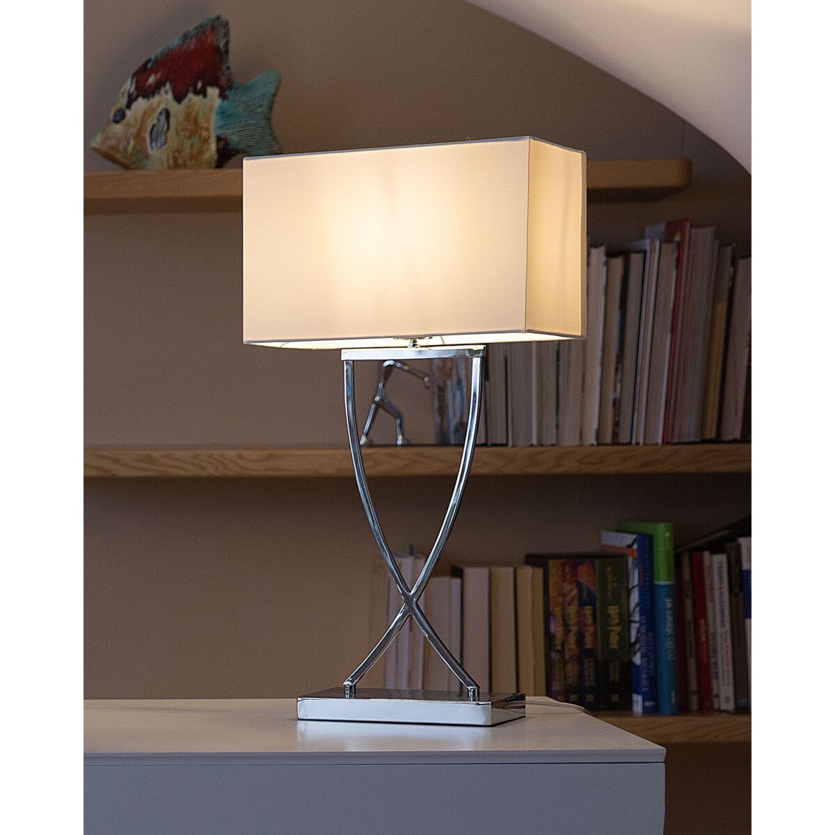 Lampa stołowa YASUNI Metal Biały