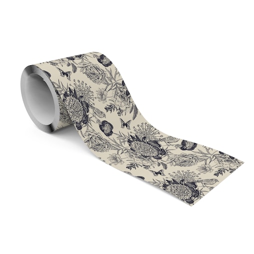 Samoprzylepny Pasek Dekoracyjny PEONIE Kwiaty Piwonie Styl Vintage