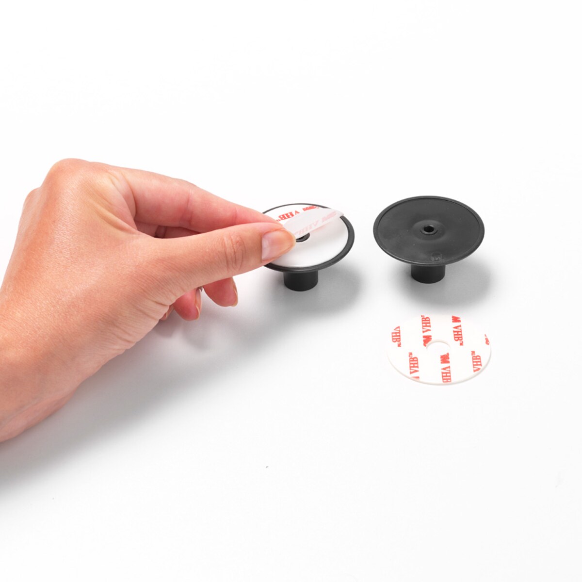 Haczyki na ręczniki 2 szt. ReNew czarne 280320