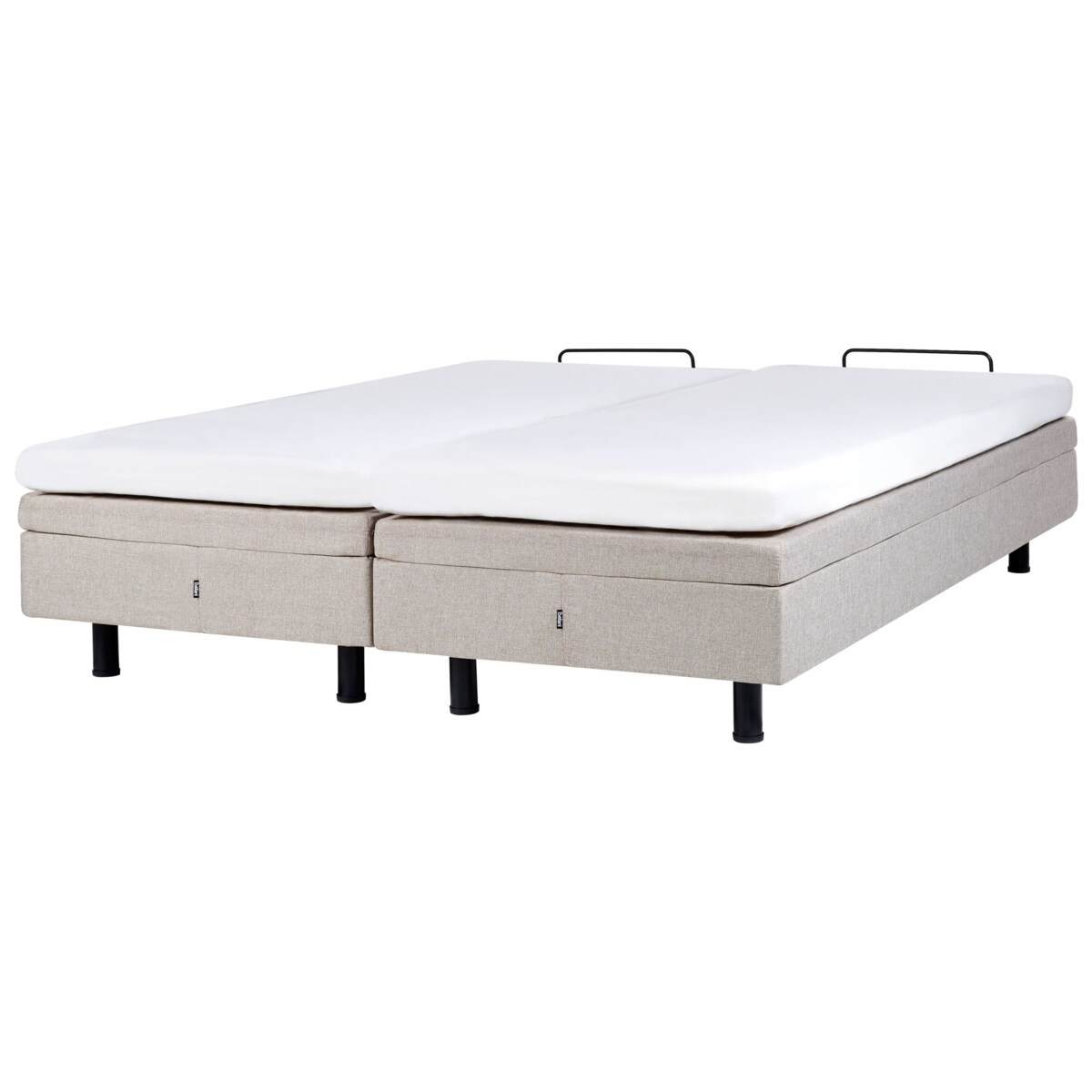 Łóżko regulowane bez zagłówka DUKE 180 x 200 cm Beżowy