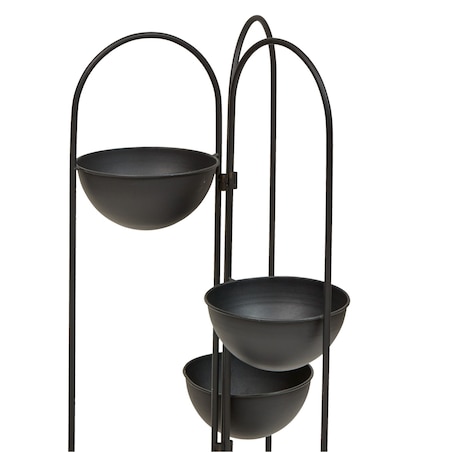 Kwietnik metalowy na 6 doniczek stojący 124x42x38 cm DISCRETO