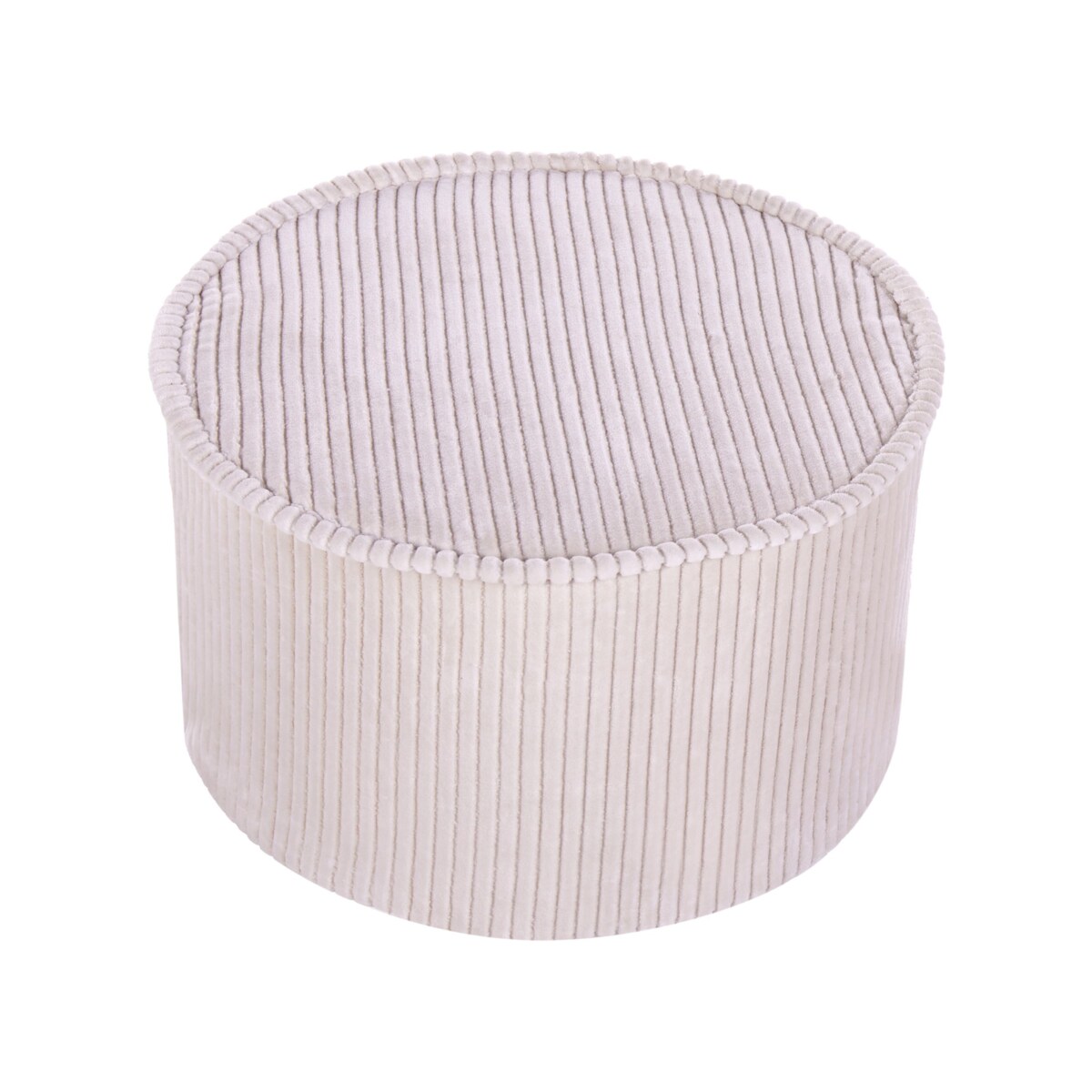 Otomana ZIKRIA Jasnobeżowy Welur