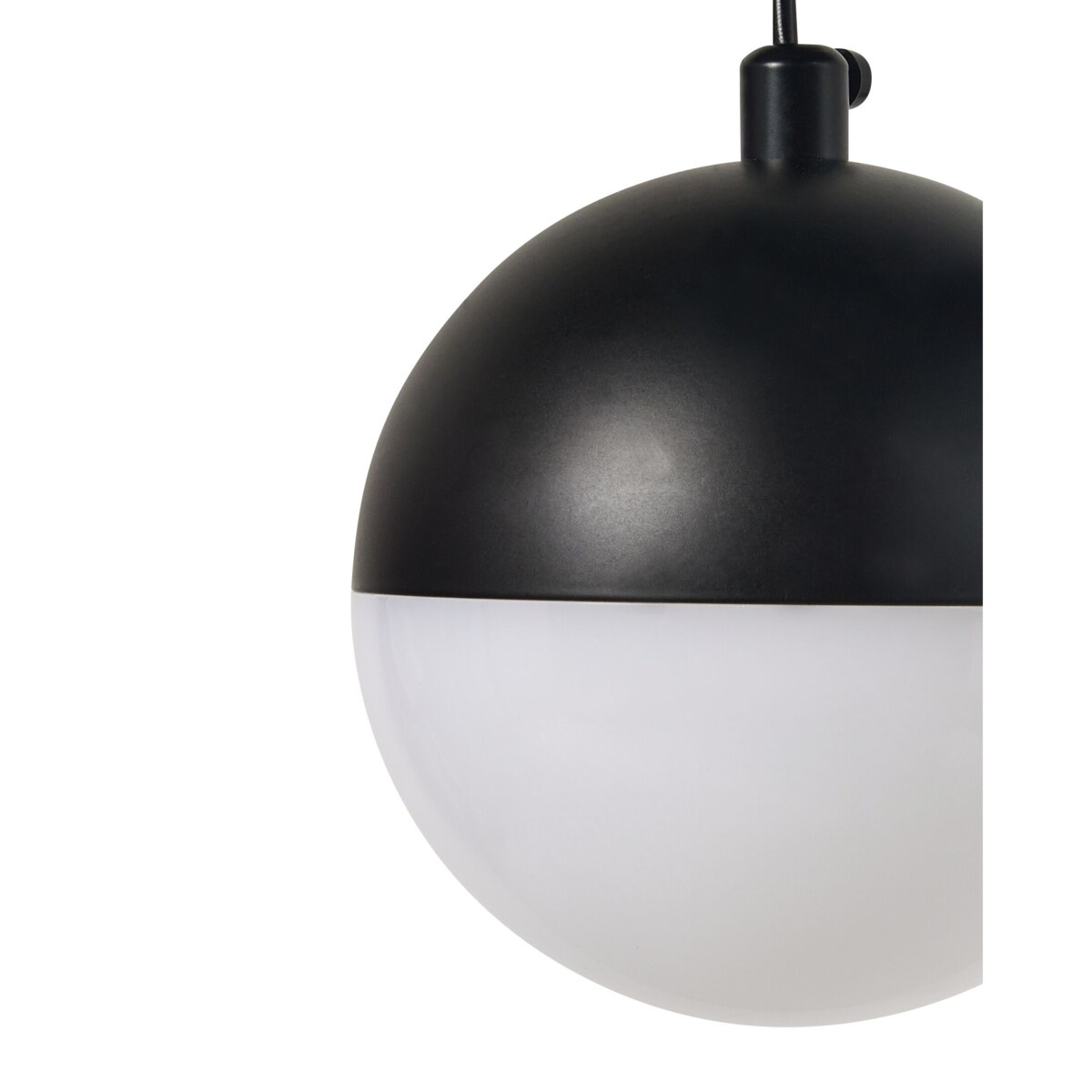 Lampa wisząca LED metalowa 3-punktowa czarna ANKOBRA