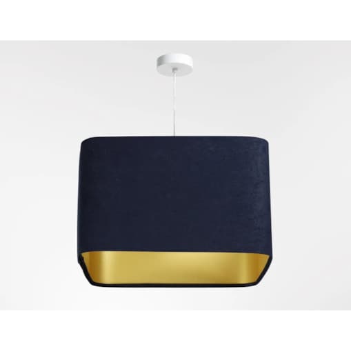 Lampa wisząca KWADRO SUE 40w20 granatowa/złota