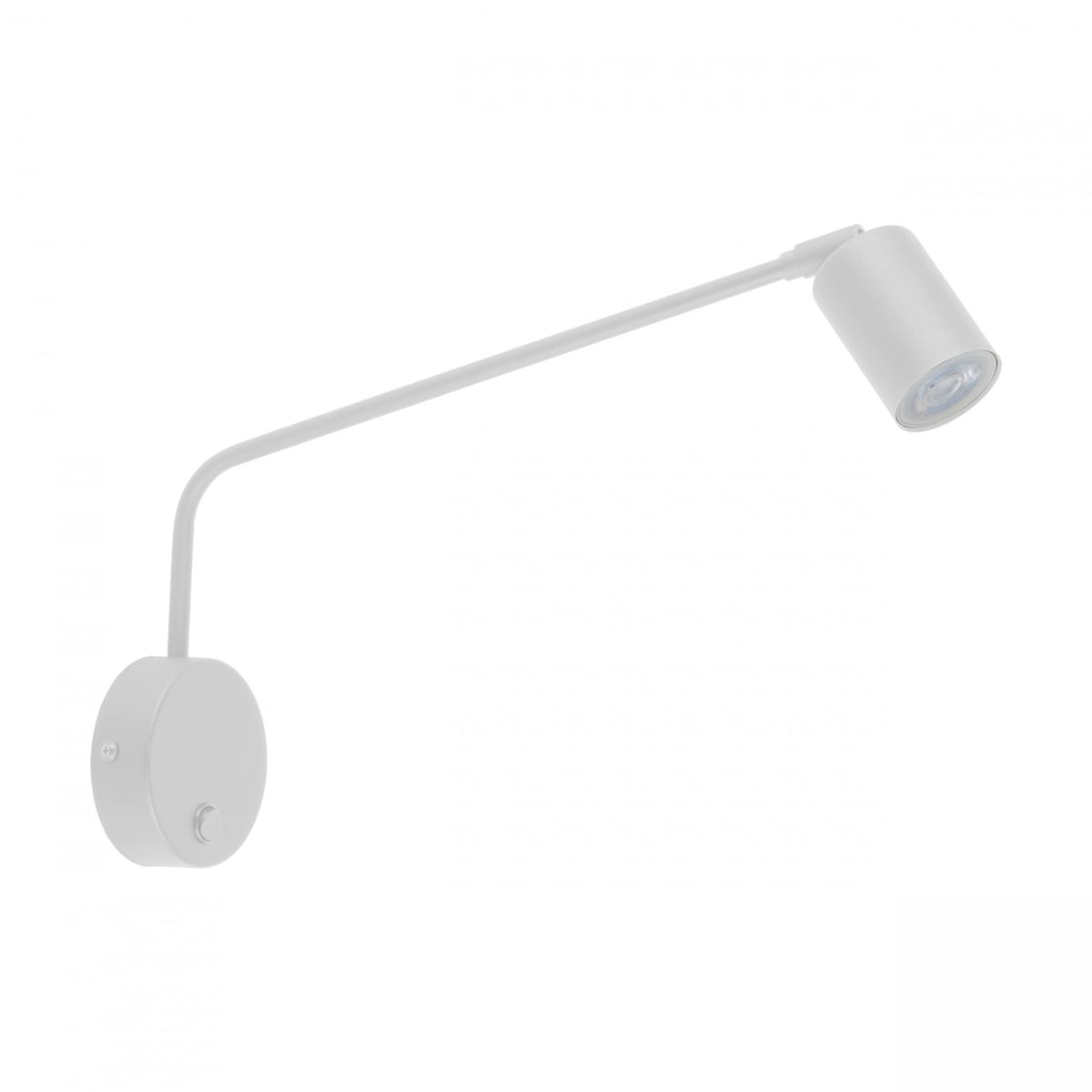 Kinkiet na wysięgniku z włącznikiem NEX White 11362 TK Lighting, biały, regulowany, GU10, nowoczesny do czytania
