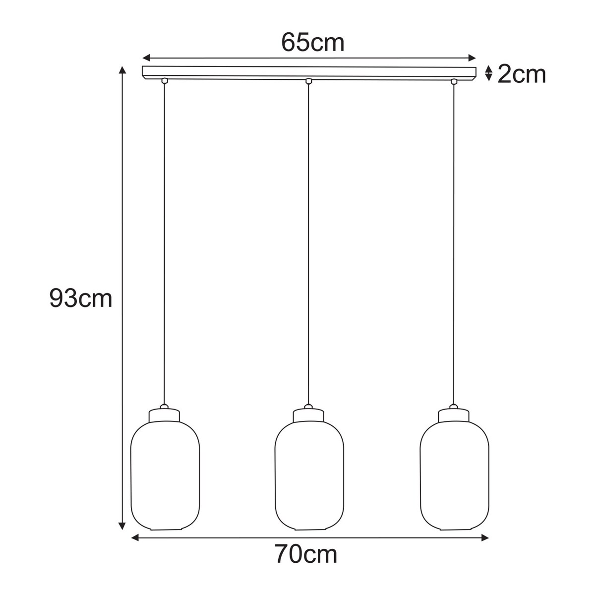 Lampa wisząca K-5744 z serii FADIGA