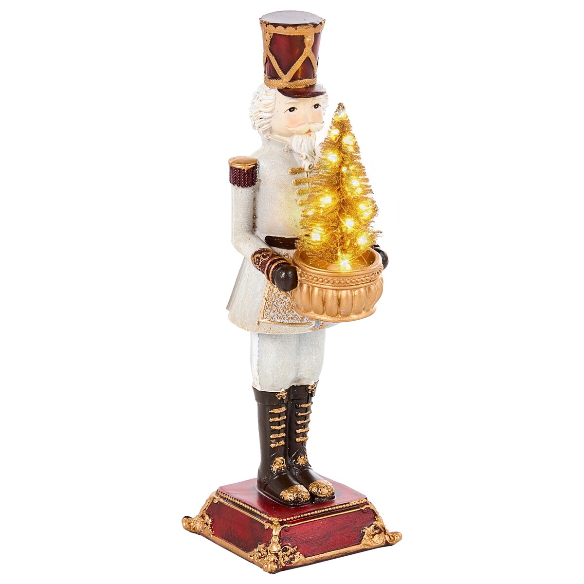 Zestaw 3 figurek dekoracyjnych LED PELLOSNIEMI 32 cm Dziadek do orzechów Kolorowy
