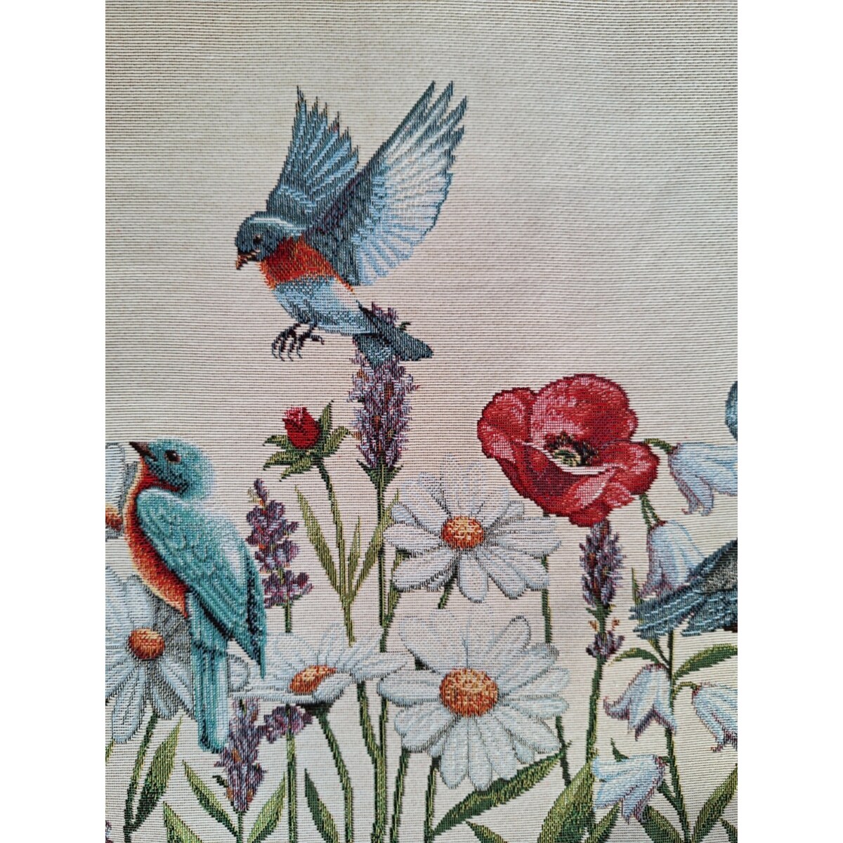 Bieżnik Na Stół 40X100 Cm Dekoracyjny Ozdobny Ptaszki