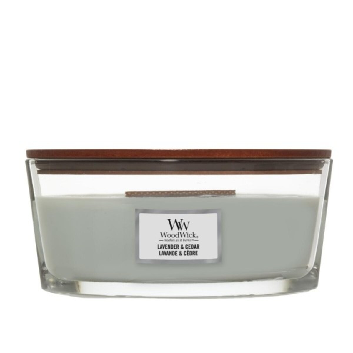 WoodWick świeca Elipsa LAVENDER & CEDAR