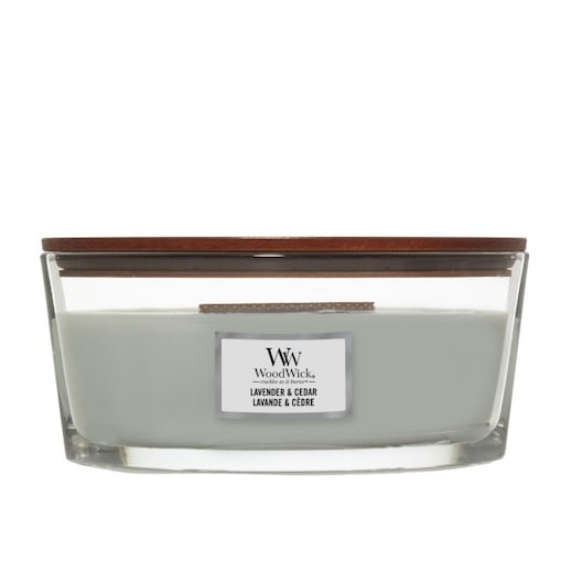 WoodWick świeca Elipsa LAVENDER & CEDAR