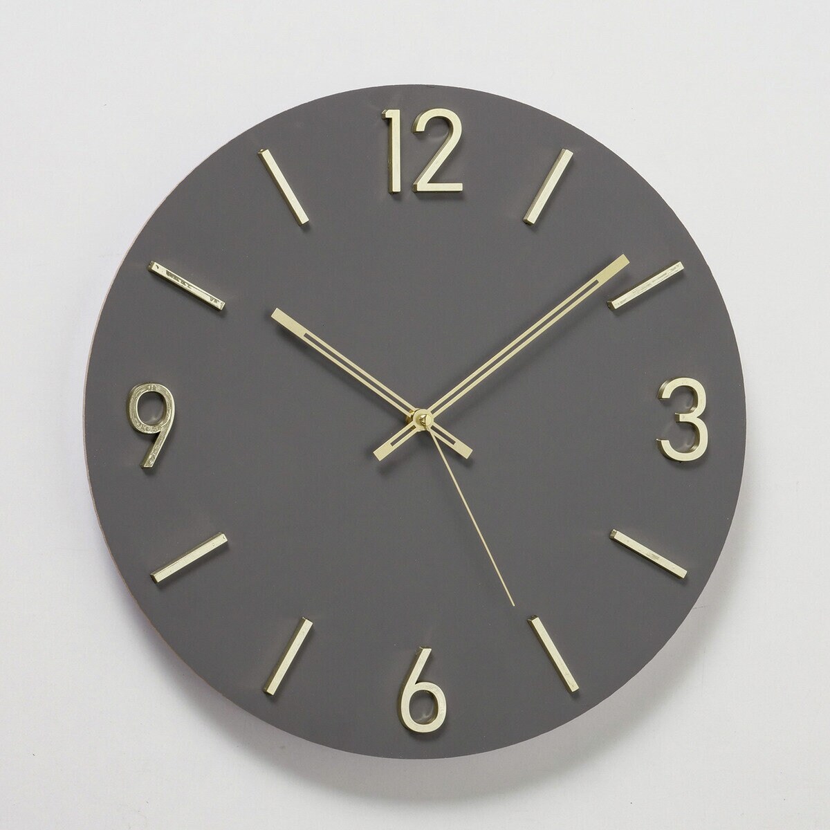 Zegar na ścianę, ze złotymi wskazówkami, DAKOTA, Ø 40 cm