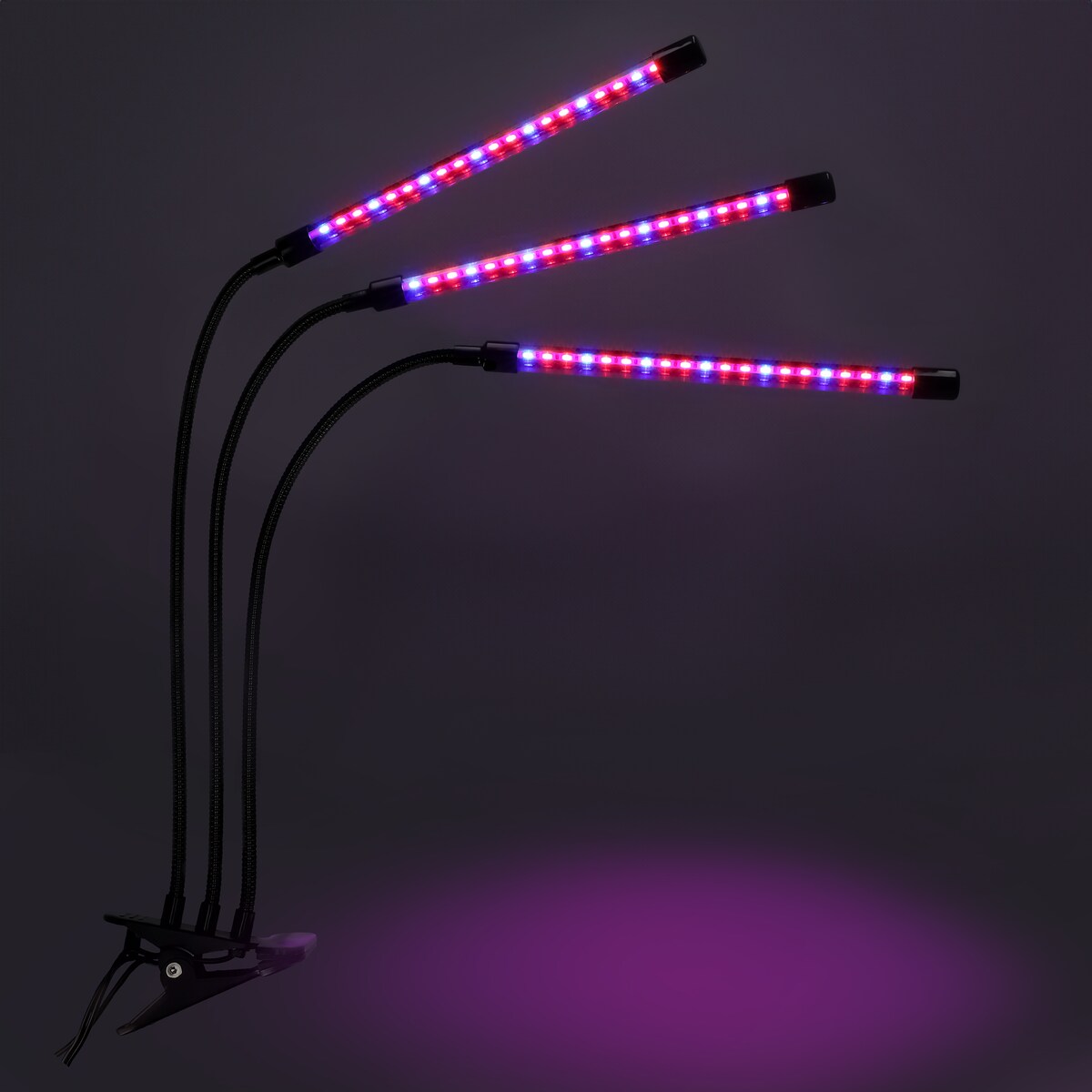 Lampa Led Do Wzrostu Roślin 60 Diod Timer 24 W Uprawa Roślin Do Domu Z Zasilaczem Sieciowym