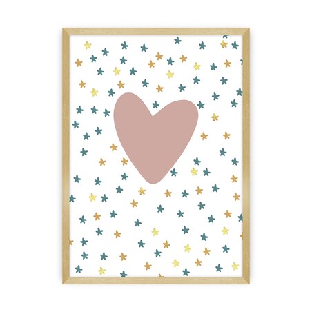 Obrazek Lovely Unicorn heart, 30 x 40