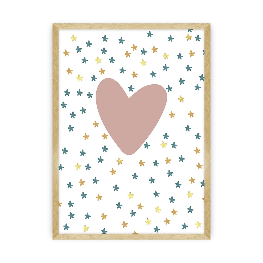 Obrazek Lovely Unicorn heart, 30 x 40