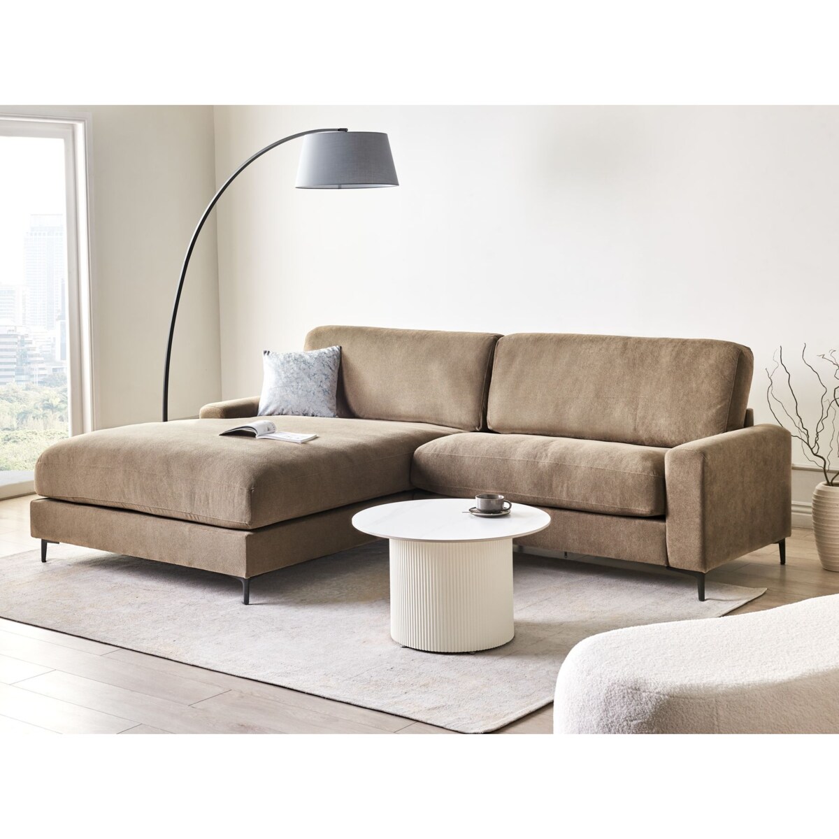 Narożnik prawostronny brązowy MALOY