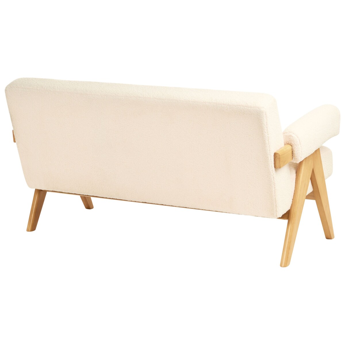 Sofa TAMRE Boucle Złamana biel dla 2 osób