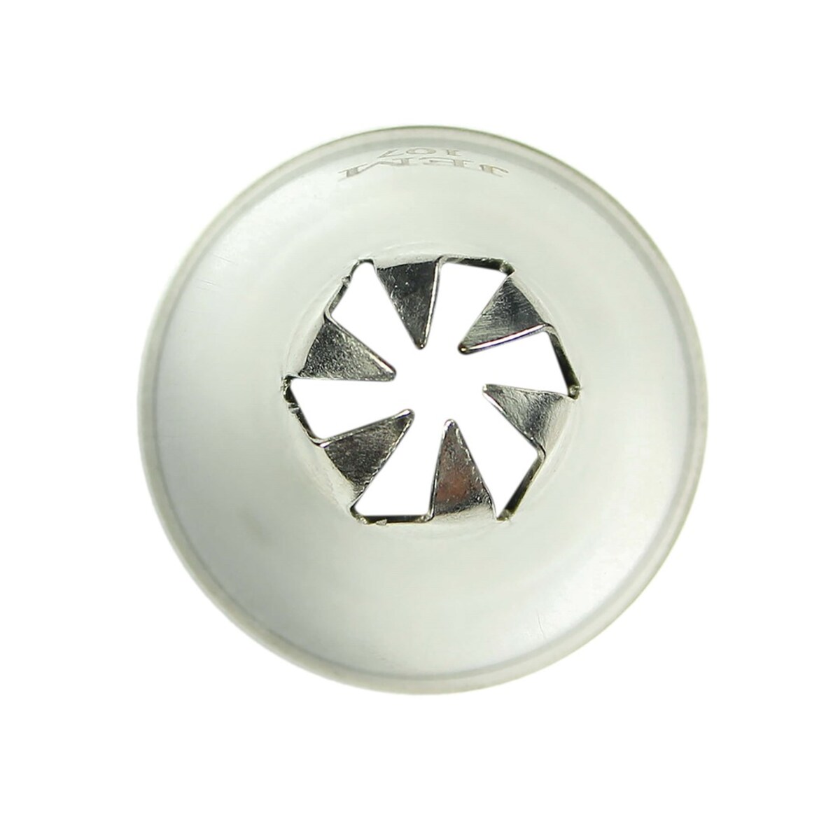 PME Stalowa końcówka dekoracyjna kwiat 107