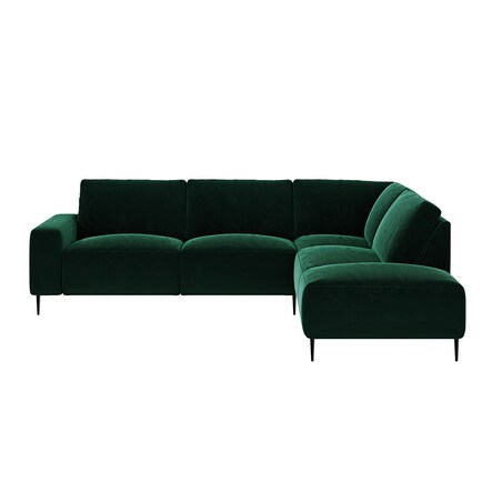 Tendo Sofa narożna - ciemnozielona
