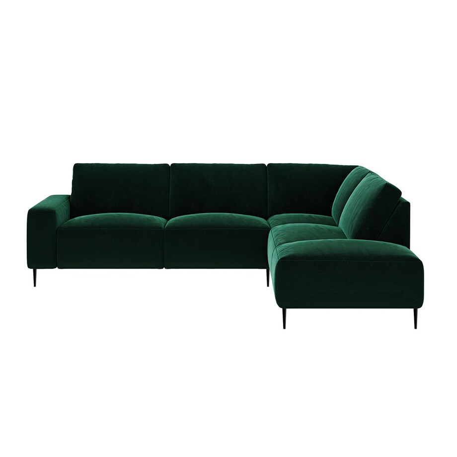 Tendo Sofa narożna - ciemnozielona