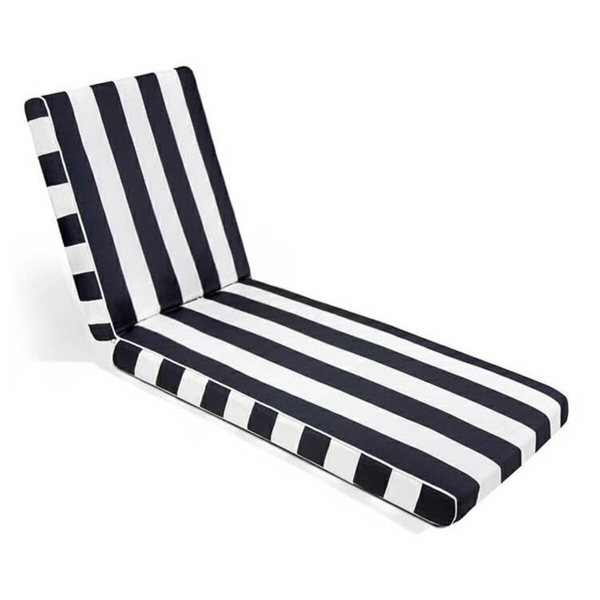 Materac ogrodowy z poduszką Azure 5900168832312 King Home czarny biały